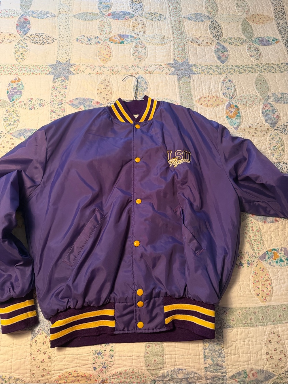 Holloway Purple & Gold LSU Tigers Bomber Jacket